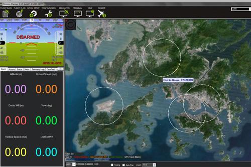 APM 之 Mission Planner 加上機場 3 英里指示